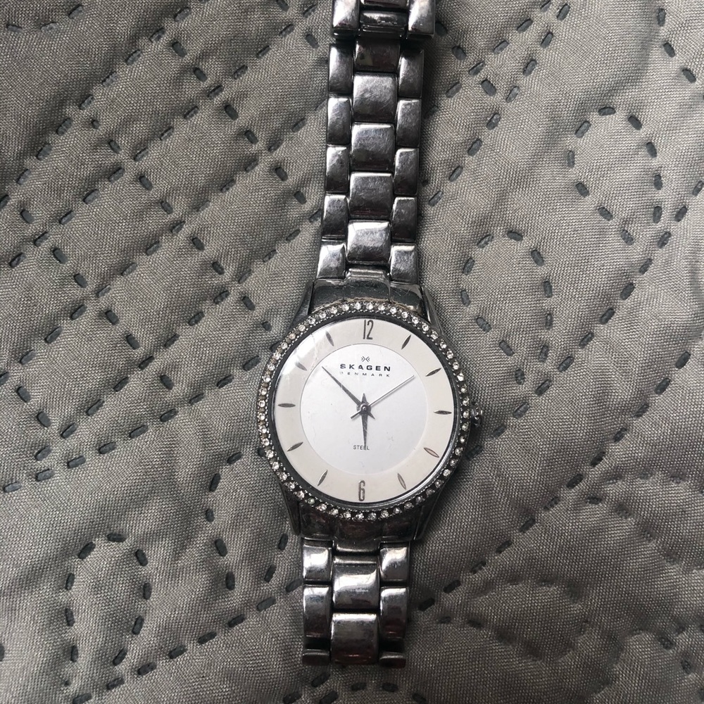 Silver Skagen watch